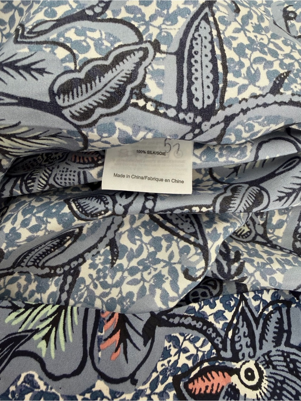 Tory Burch Navy Floral Sleeveless Shift Dress - Picture 10 of 10